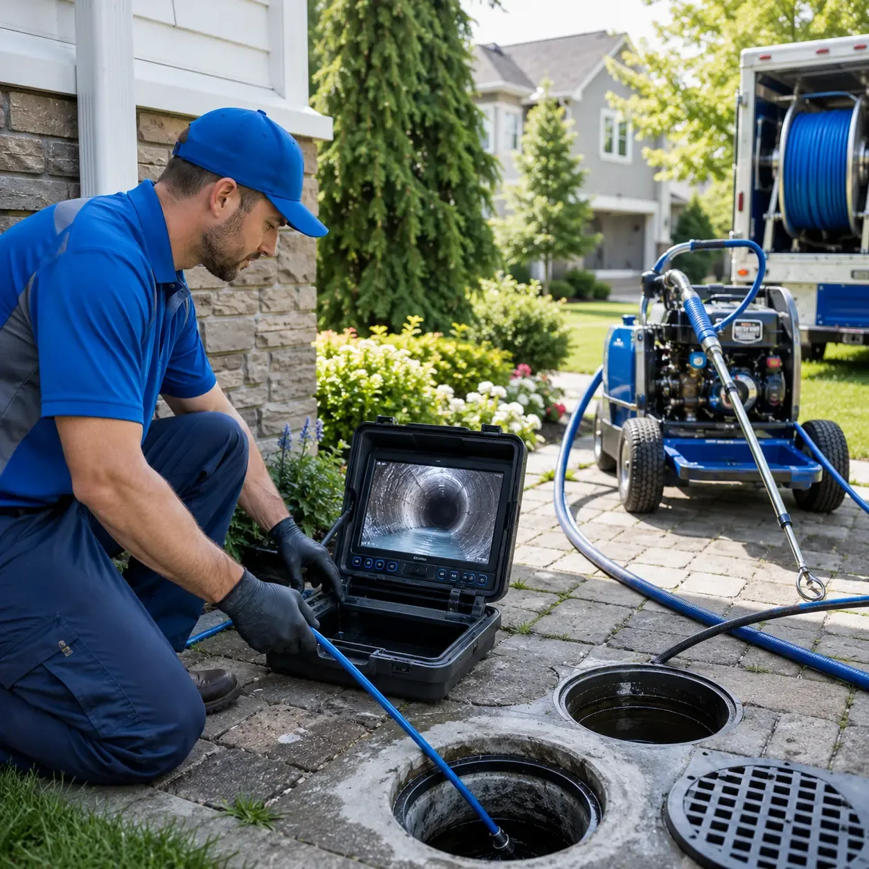 Outdoor drain cleaning professionals serving Arnold, MD
